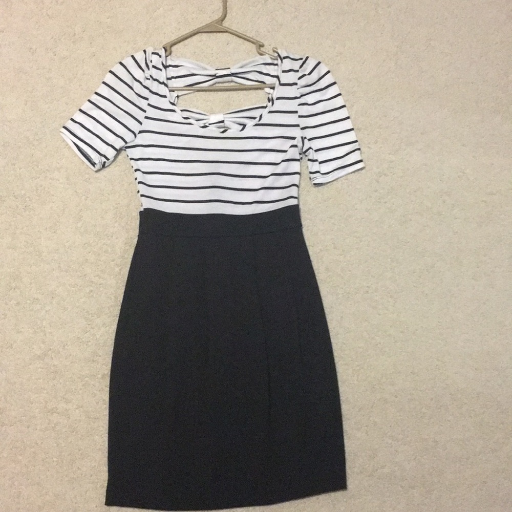 Charlotte Russe black and white dress
